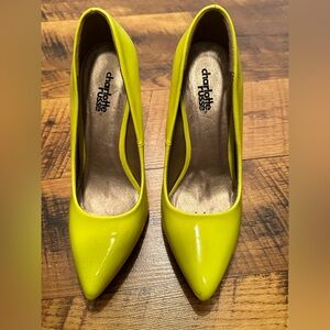 Neon Yellow Pumps